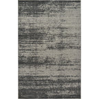 Unique Loom Del Mar Collection Area Rug - Lucille (5' 3'' x 8' Rectangle, Dark Gray/ Ivory)