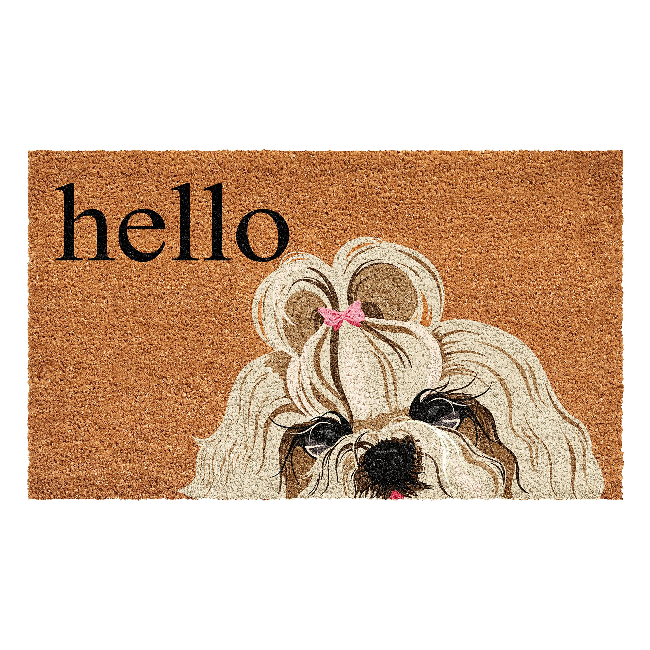 Calloway Mills Gold Shih Tzu Doormat (17' X 29')