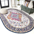 JONATHAN Y BMF106A-5OV Bohemian Flair Boho Vintage Medallion Indoor Area-Rug Floral Easy-Cleaning High Traffic Bedroom Kitchen L