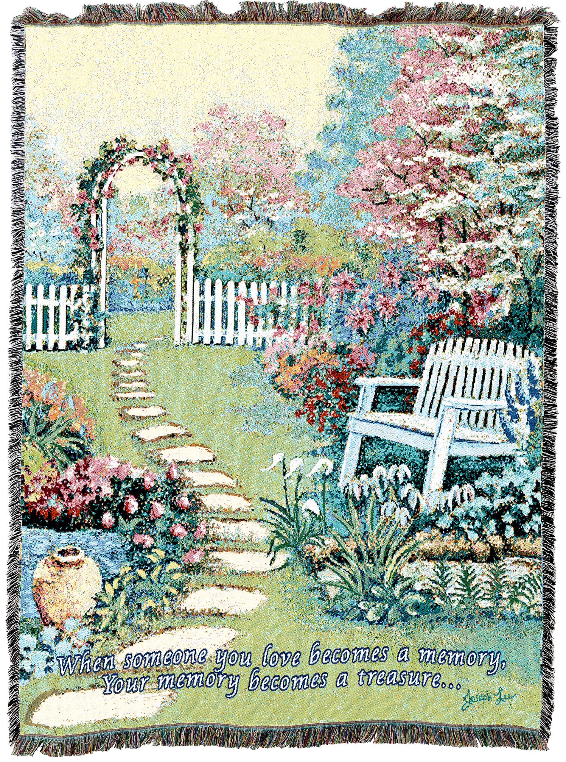 Pure Country Weavers When Someone You Love Becomes A Memory 2 Xl Blanket By Joseph Lee - Sympathy Bereavement Gift Tapestry Thro