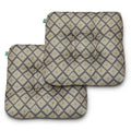 Duck Covers Water-Resistant Indoor/Outdoor Seat Cushions, 19 X 19 X 5 Inch, 2 Pack, Moonstone Mosaic, Outdoor Patio Cushions