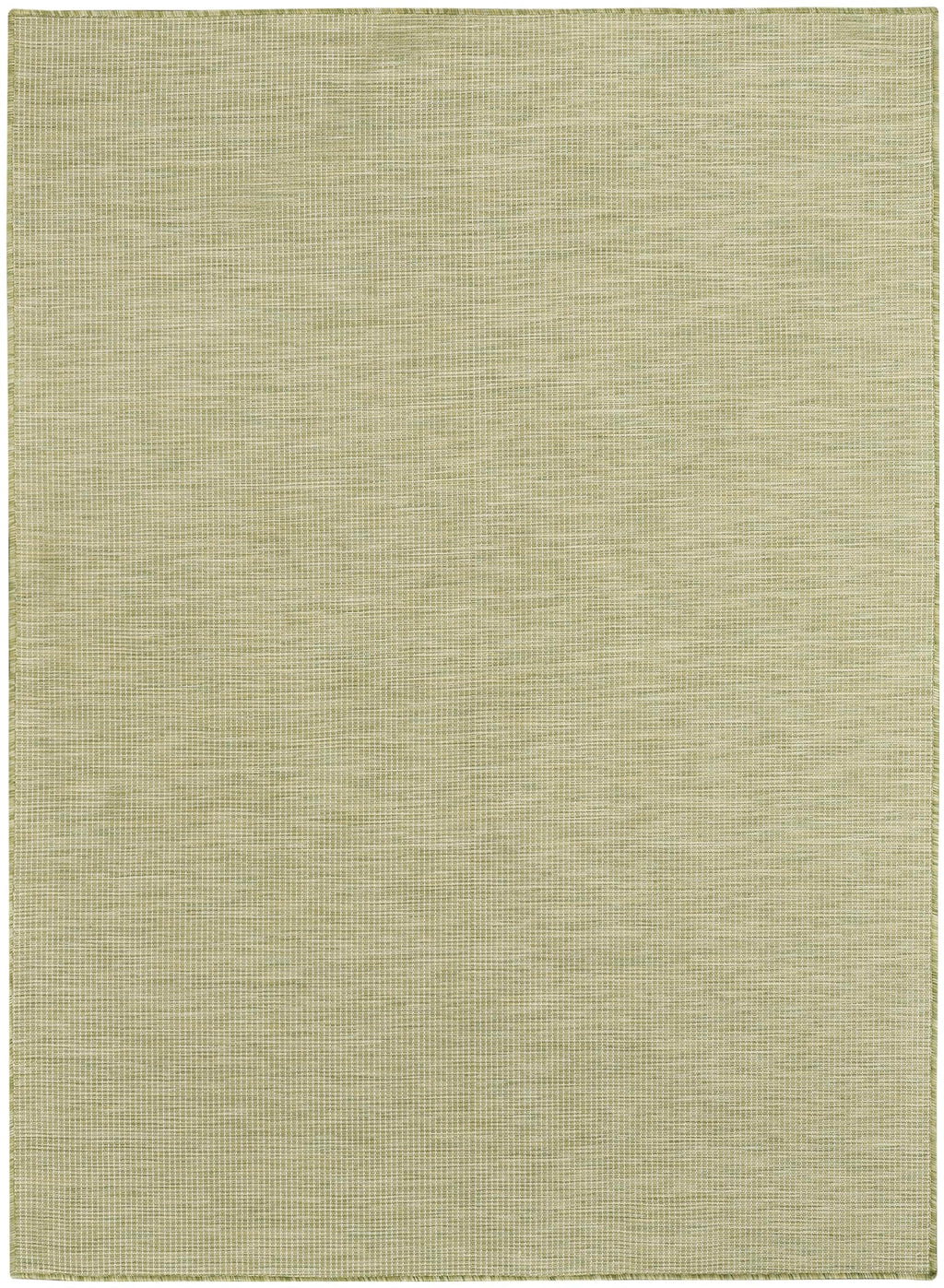 Nourison Positano Indoor/Outdoor Green 8' X 10' Area Rug, Easy Cleaning, Non Shedding, Bed Room, Living Room, Dining Room, Backyard, Deck, Patio (8X10)