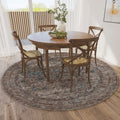 Dalyn Rugs Jericho Jc7 Latte 6' X 6' Rectangle Soft Round Rug, Easy Clean, Non Shedding, Bedroom, Entry, Living Room, Dining Room, Kitchen Rug