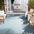 Safavieh Courtyard Collection 8' X 10' Aqua/Grey Cy8521 Indoor/ Outdoor Patio Backyard Mudroom Area Rug