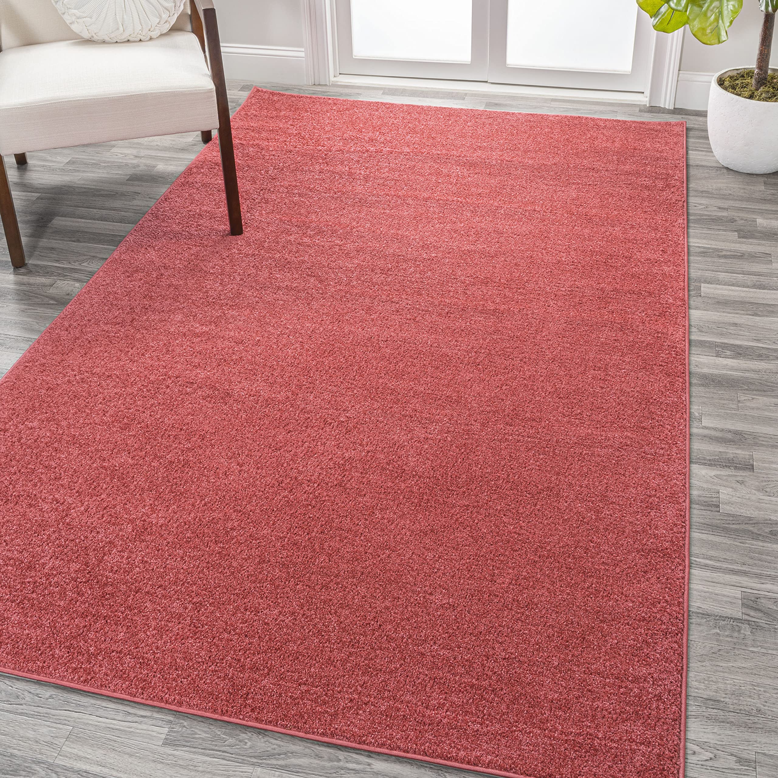 JONATHAN Y SEU100E-9 Haze Solid Low-Pile Indoor Area Rug, Coastal, Bohemian, Minimalist, Classic, Casual for Bedroom,Kitchen,Liv