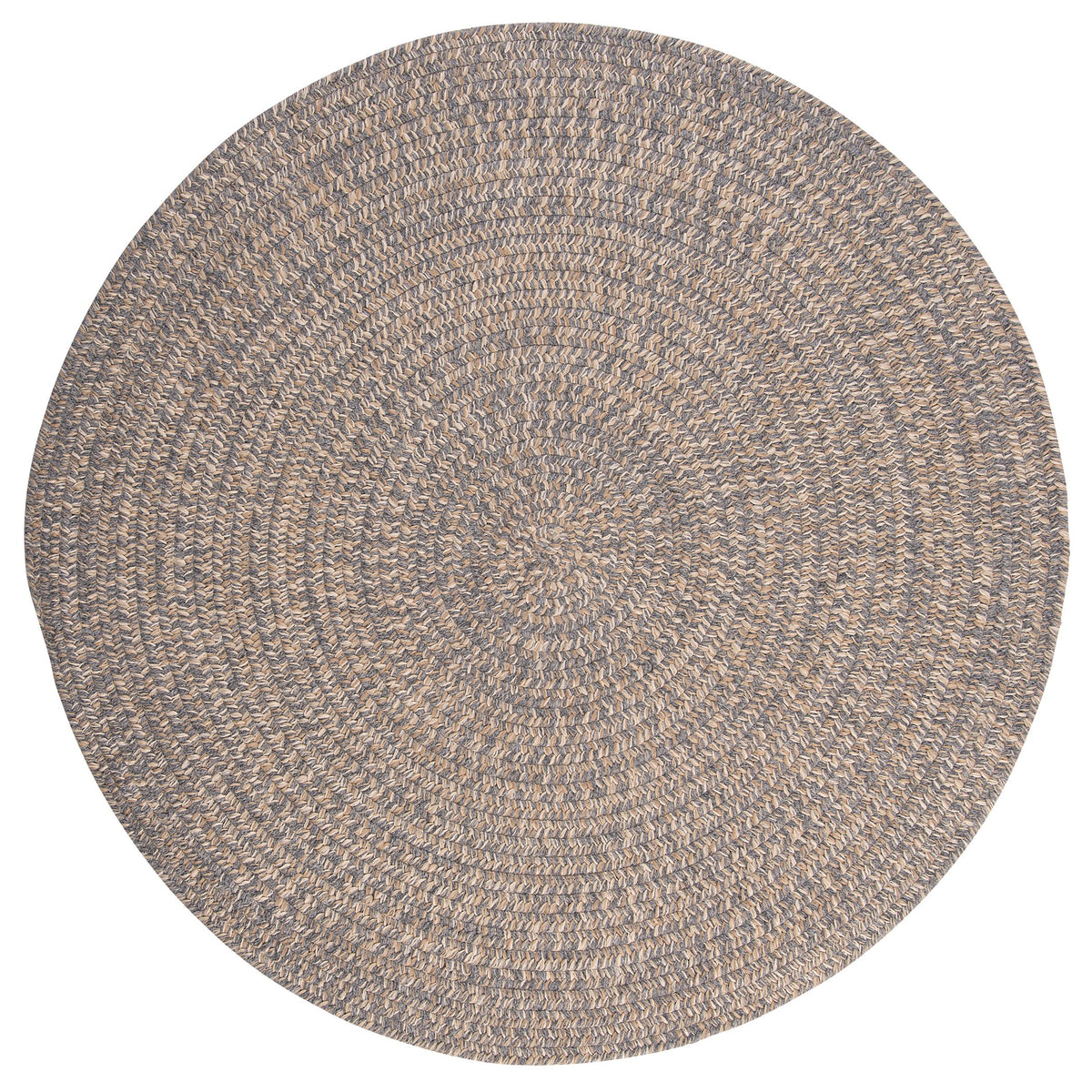 Tremont Round Area Rug, 12 By 12-Feet, Gray