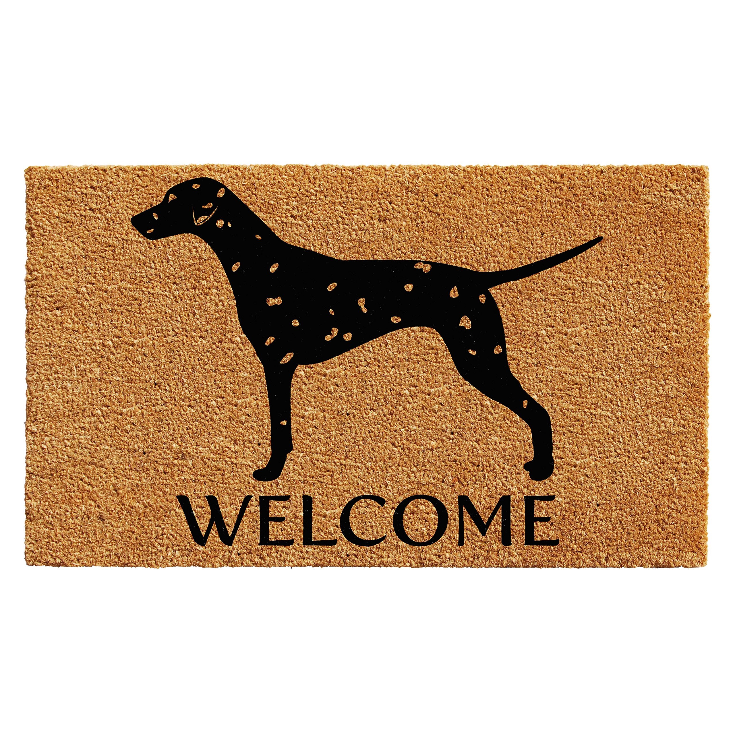 Calloway Mills 103022436 Dalmatian Doormat, 24' X 36', Natural/Black