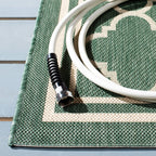 Safavieh Courtyard Collection 8' X 10' Terracotta / Bone Cy6918 Trellis Indoor/ Outdoor Waterproof Easy-Cleaning Patio Backyard Mudroom Area-Rug