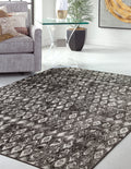 Abacasa Sonoma Mabel Charcoal, Grey, And Ivory Area Rug