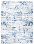 Safavieh Amelia Collection X-Large Area Rug - 12' X 18', Ivory & Navy, Modern Abstract Design, Non-Shedding & Easy Care, Ideal F