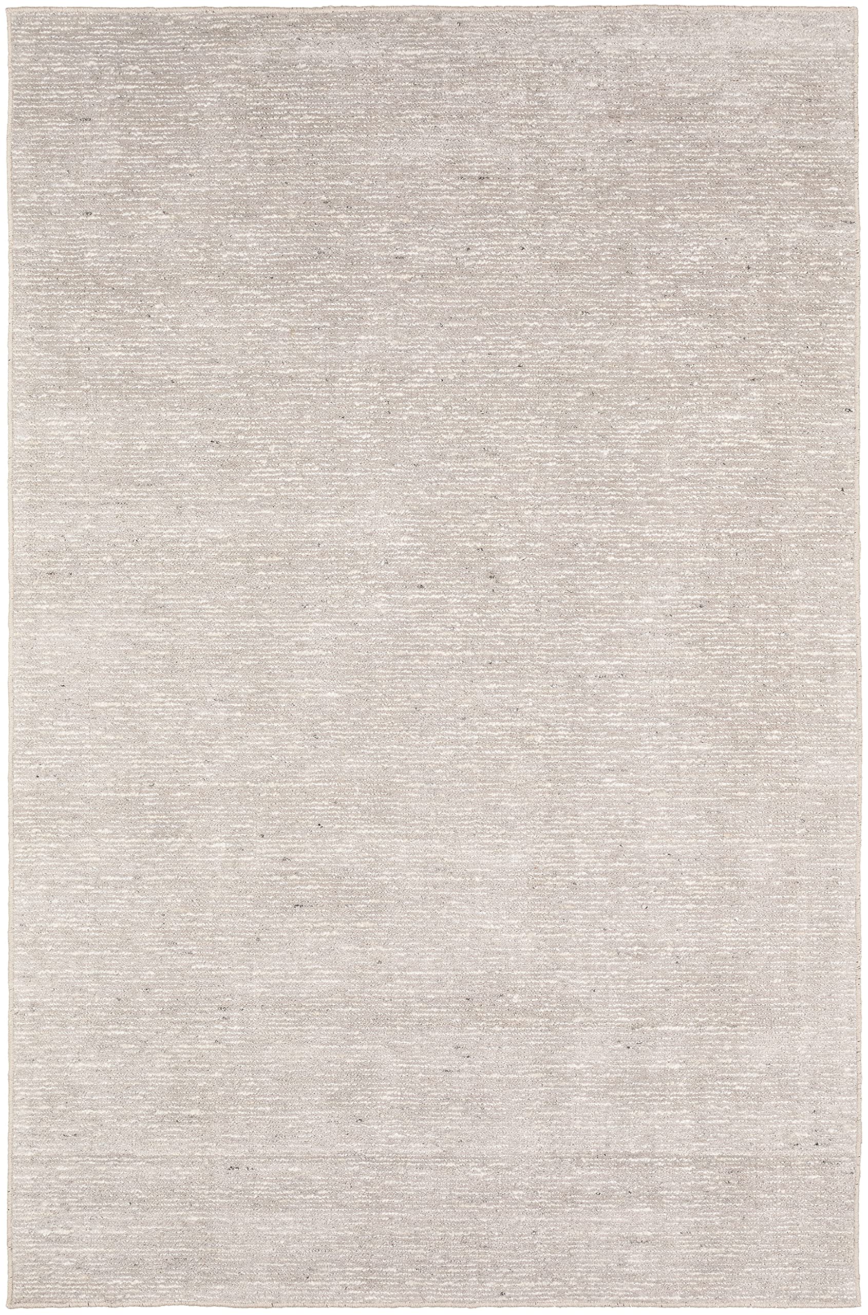 Addison Rugs Villager Active Solid Ivory 8' X 10' Wool Area Rug