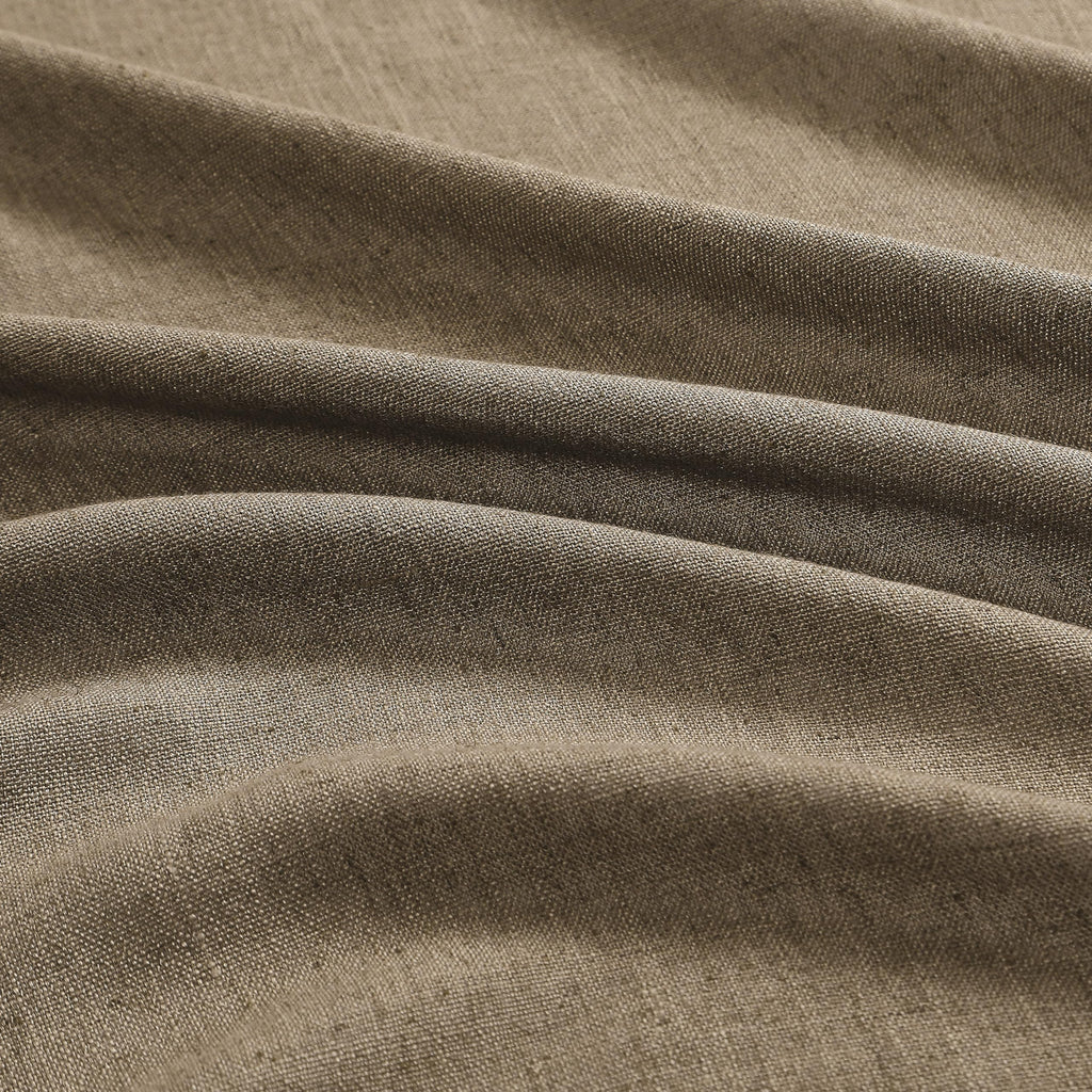Central Park Linen Grommet Semi Sheer Curtain Panel 102 Inches Long For Living Room, Flax Linen Blended Farmhouse Rustic Light F