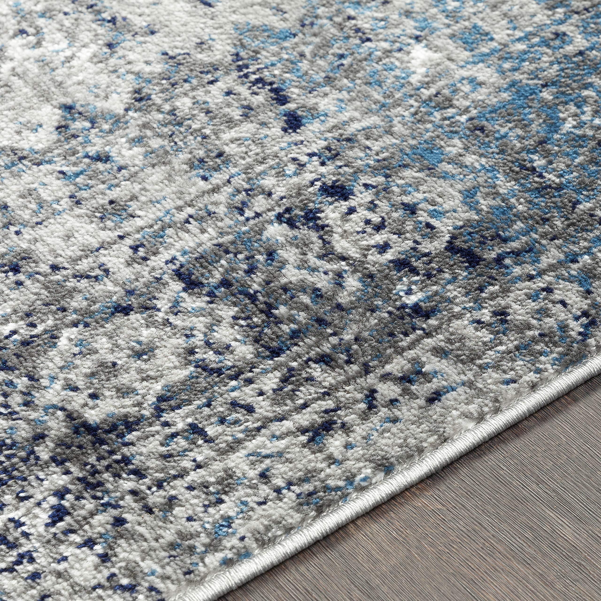 Livabliss Desta Vintage Oriental Area Rug,7'10'' X 10'2'',Blue/Grey