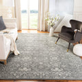 SAFAVIEH Evoke Collection Area Rug - 8 x 10, Grey & Ivory, Shabby Chic Distressed Design, Non-Shedding & Easy Care, Ideal for 