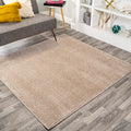JONATHAN Y SEU100G-6SQ Haze Solid Low-Pile Indoor Area Rug, Coastal, Bohemian, Minimalist, Classic, Casual for Bedroom,Kitchen,L