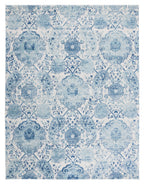 Safavieh Madison Collection 11' X 15' Creamturquoise Mad600E Boho Chic Glam Paisley Non-Shedding Living Room Dining Bedroom Area