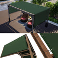 Colourtree 6' W X 10' L Green Pergola Sun Shade Canopy Replacement Cover Upf50, Commercial Grade 260 Gsm Cloth For Outdoor Patio