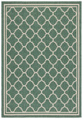 Safavieh Courtyard Collection 2' X 3'7' Dark Green/Beige Cy6918 Moroccan Trellis Geometric Indoor/ Outside Waterproof Easy Cleansingpatio Backyard Mudroom Accent Mat