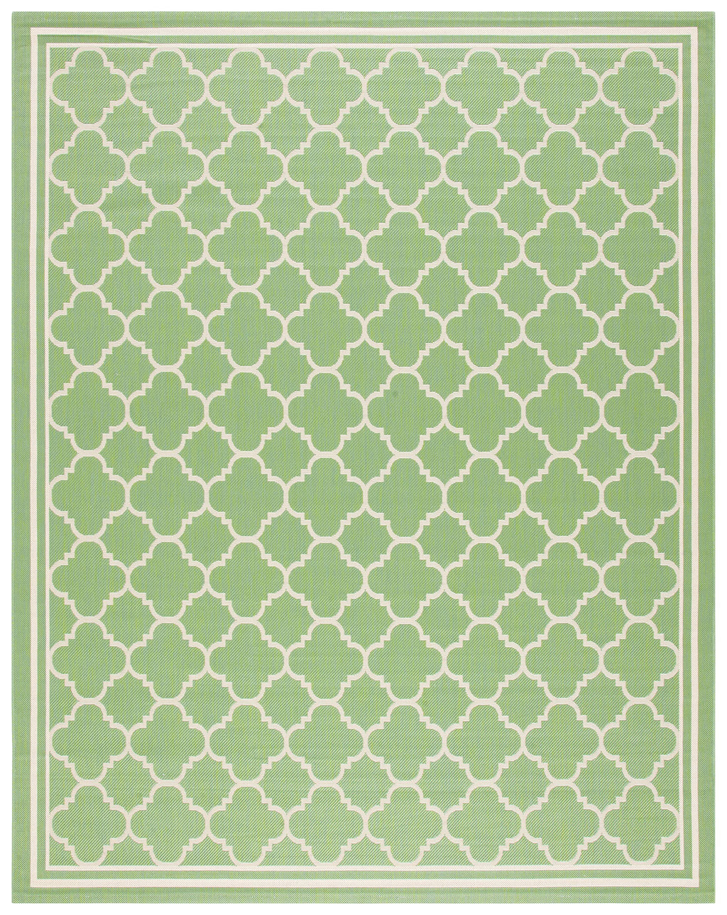 Safavieh Courtyard Collection 8' X 10' Green/Beige Cy6918 Trellis Indoor-Outdoor Waterproof Easy-Cleaning Patio Backyard Mudroom Area-Rug