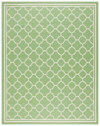 Safavieh Courtyard Collection 8' X 10' Green/Beige Cy6918 Trellis Indoor-Outdoor Waterproof Easy-Cleaning Patio Backyard Mudroom Area-Rug