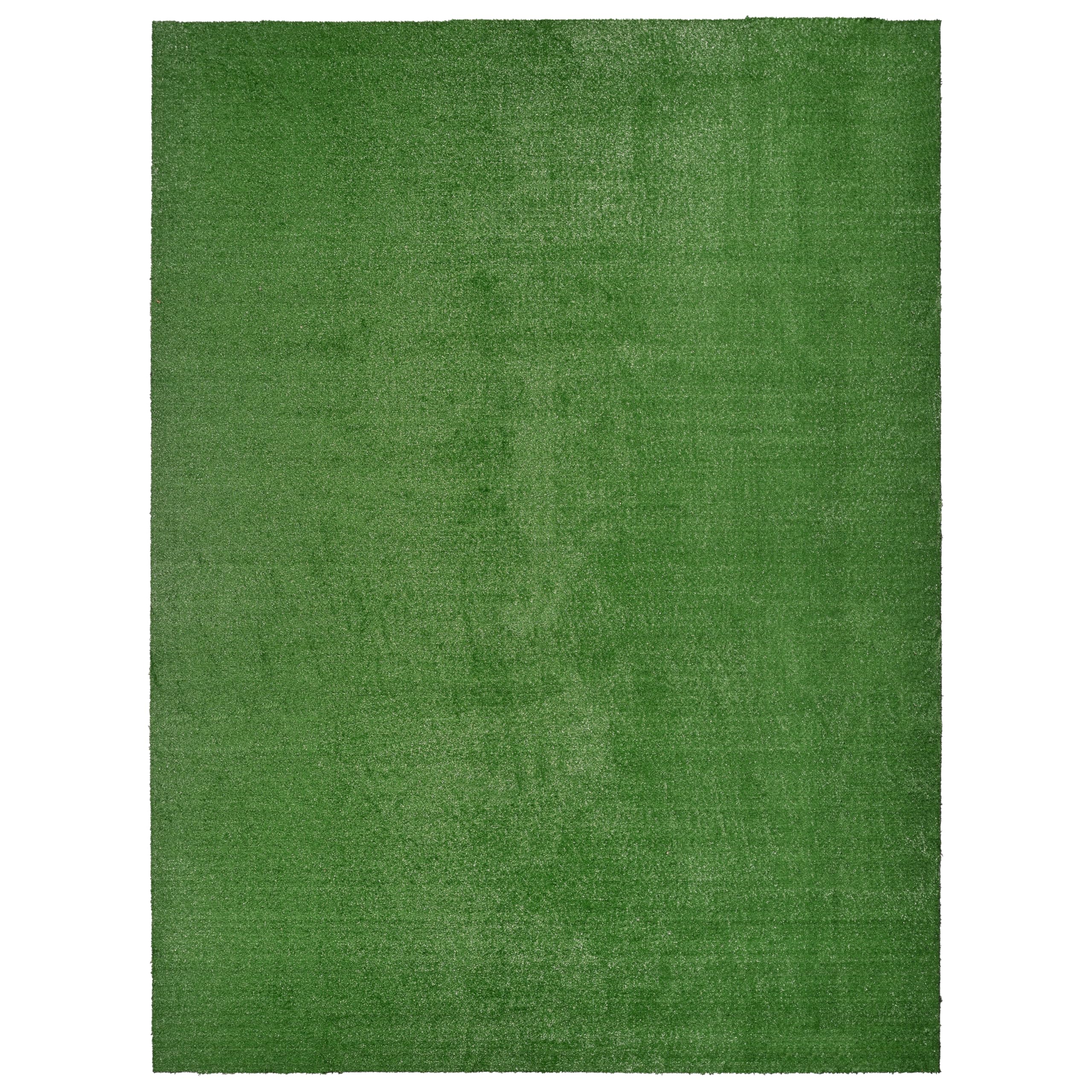 Garland Rug Artificial Grass 12 Ft. X 18 Ft. Large Indoor/Outdoor Area Rug Green -Lush Green, Durable, And Low-Maintenance For Patios, Lawns, And More