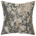 Rizzy Home Abstract 20" x 20" Down Pillow with Cotton Canvas Cover-Natural