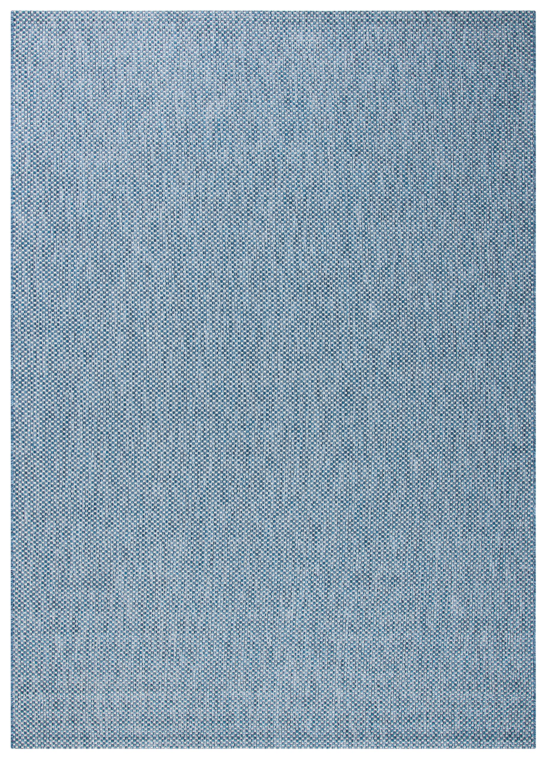 Safavieh Courtyard Collection Area Rug - 8' X 10', Navy & Grey, Non-Shedding & Easy Care, Indoor/Outdoor & Washable-Ideal For Patio, Backyard, Mudroom (Cy8521-36821)