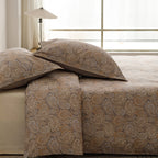 Heimenaogo Egyptian Cotton Duvet Cover Set - Luxurious California King Size With Silky Soft Sateen Weave, Boho Style, Zipper Clo