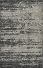 Unique Loom Del Mar Collection Area Rug - Lucille (3' 3'' x 5' 3'' Rectangle, Dark Gray/ Ivory)