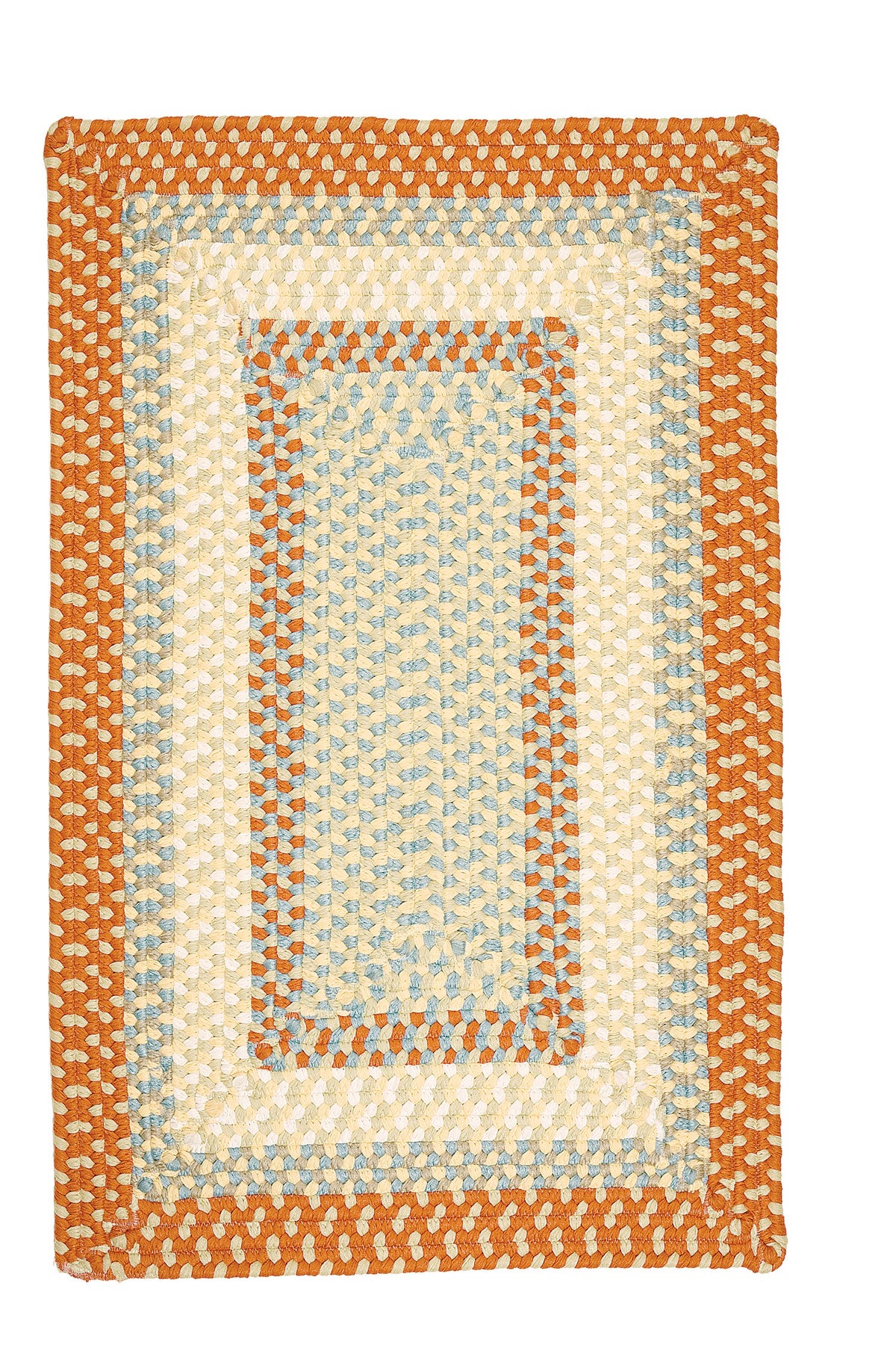 Montego Rug, 10 By 13-Feet, Tangerine