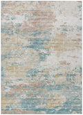 Addison Rugs Indoor/Outdoor Accord Aac34 Teal Washable 8' X 10' Indoor Outdoor Area Rug, Easy Clean, Machine Washable, Non Shedding, Bedroom, Living Room, Dining Room, Kitchen, Patio Rug