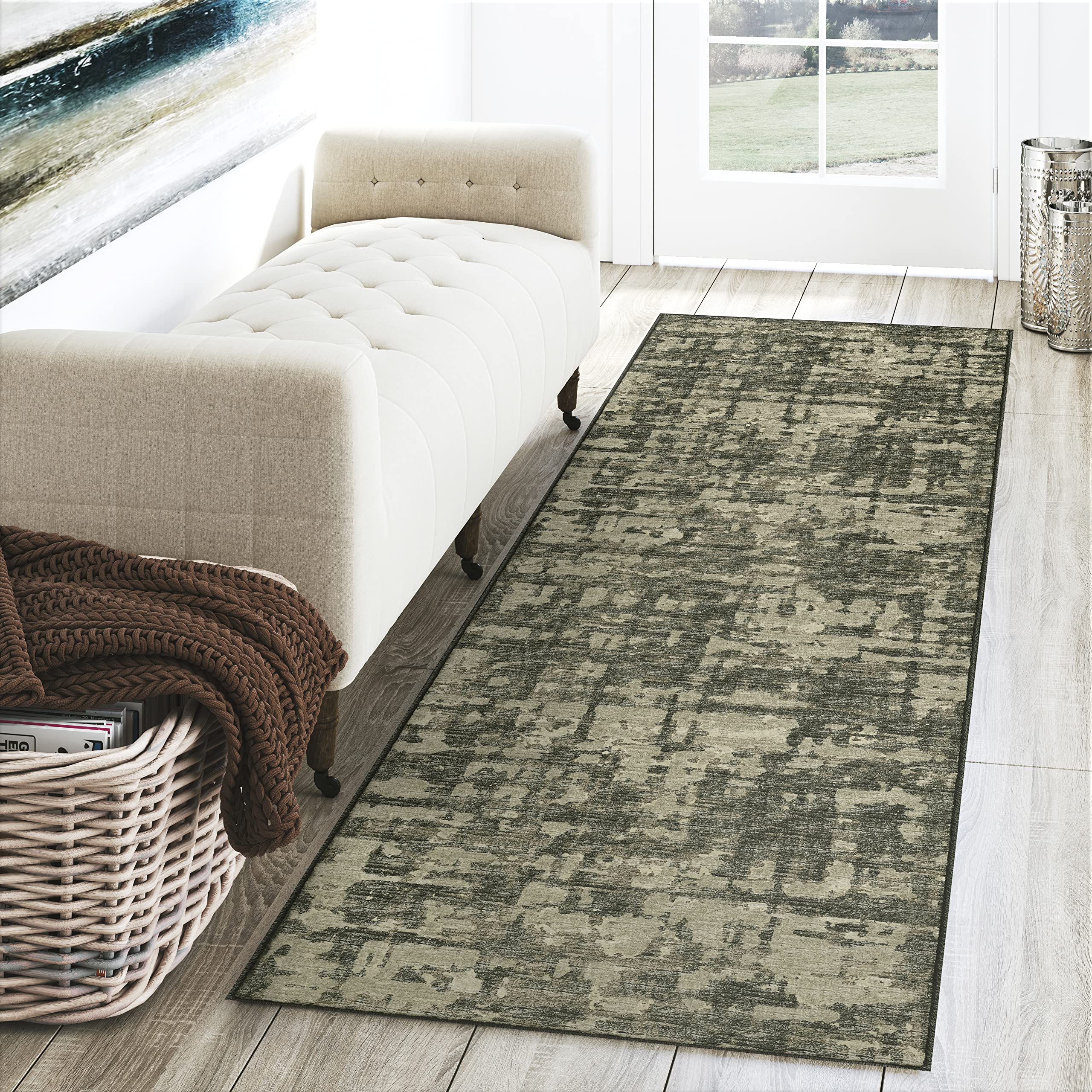Dalyn Rugs Brisbane Br5 Modern Camouflage Desert 2'3" X 7'6"