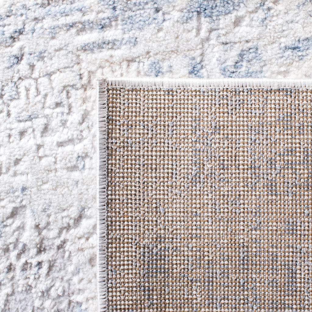 Safavieh Amelia Collection Accent Rug - 2'2'' X 4', Ivory & Blue, Modern Abstract Design, Non-Shedding & Easy Care, Ideal For Hi