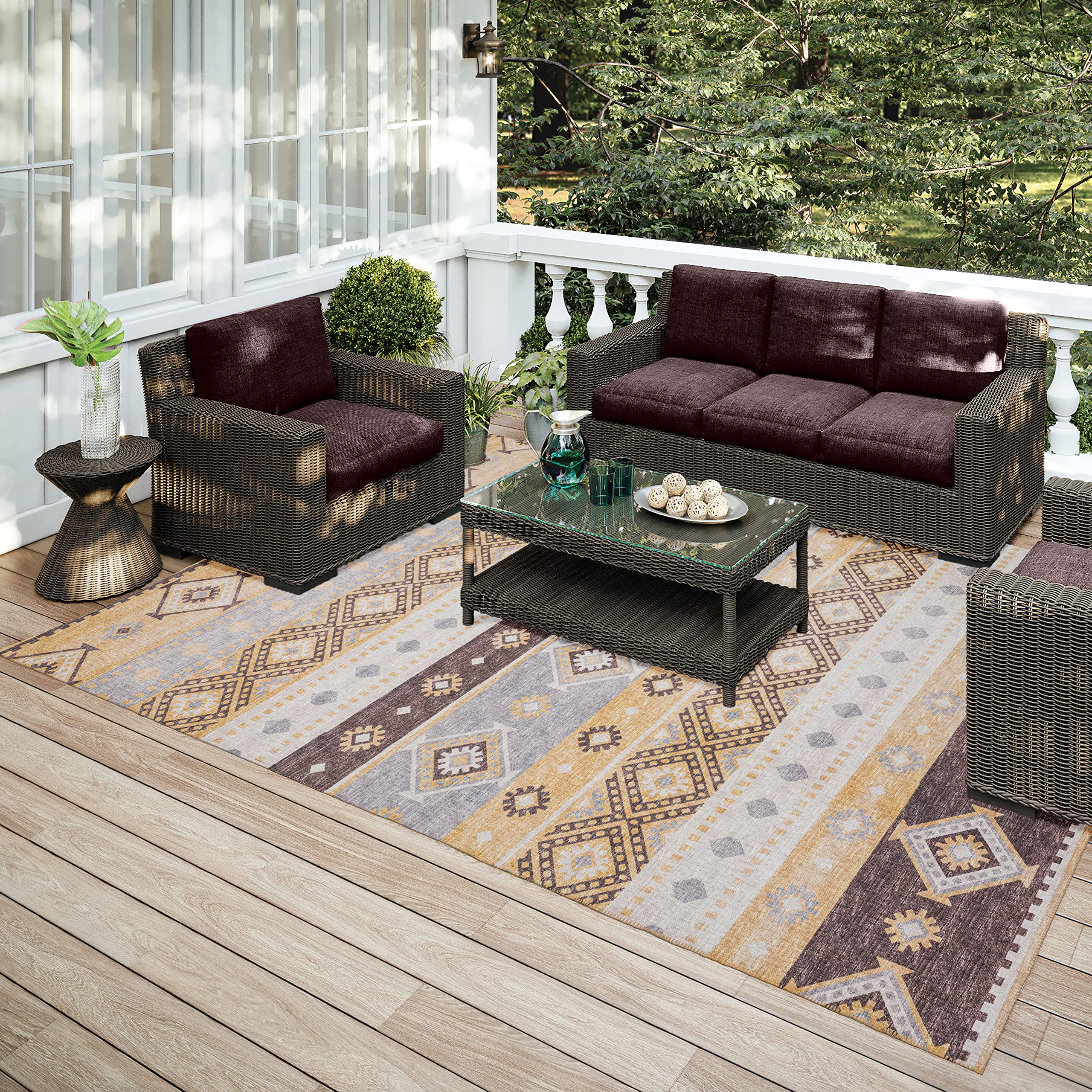 Addison Rugs Yuma Ayu42 Gilded 9' X 12'