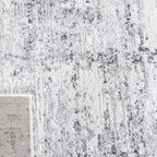 Safavieh Amelia Collection Area Rug - 3' Round, Ivory & Grey, Modern Abstract Design, Non-Shedding & Easy Care, Ideal For High T