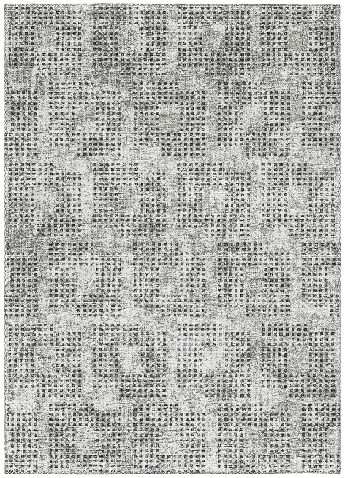 Addison Rugs Eleanor Aer31 Gray 3' X 5' Indoor Outdoor Area Rug, Easy Clean, Machine Washable, Non Shedding, Bedroom, Living Room, Dining Room, Kitchen, Patio Rug