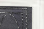 Bowfield Upholstered Bed with Nailhead Trim Charcoal, Eastern King
