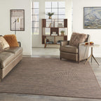 Nourison Positano Indoor-Outdoor Natural 8' X 10' Area Rug, Easy Cleaning, Non Shedding, Bed Room, Living Room, Dining Room, Bac