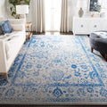 SAFAVIEH Adirondack Collection Area Rug - 10 x 14, Grey & Blue, Oriental Distressed Design, Non-Shedding & Easy Care, Ideal fo