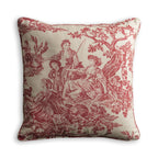 Maison D' Hermine Decorative Cushion Cover 100% Cotton 20'X20' Toile Washable Pillow Cover With Invisible Zipper For Home D  C