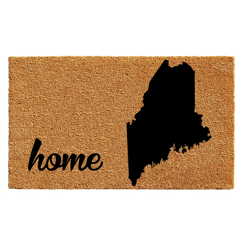 Calloway Mills 105252436 Maine Doormat 24' X 36', Natural/Black