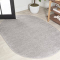 JONATHAN Y SEU100K-6OV Haze Solid Low-Pile Indoor Area Rug, Coastal, Bohemian, Minimalist, Classic, Casual for Bedroom,Kitchen,L