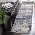 SAFAVIEH Adirondack Collection Runner Rug - 2'6'' x 12', Gold & Navy, Modern Abstract Design, Non-Shedding & Easy Care, Ideal fo