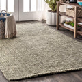 JONATHAN Y NRF102C-4 Pata Hand Woven Chunky Jute Indoor Area -Rug Bohemian Farmhouse Easy -Cleaning Bedroom Kitchen Living Room 