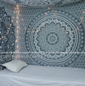 Popular Handicrafts Tapestry Wall Hanging Hippie Ombre Mandala Bohemian Hippy Intricate Indian Tapestries Bedspread 54 x 60 Inch