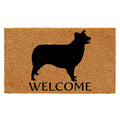 Calloway Mills Az105751729 Border Collie Doormat, 17' X 29', Natural/Black
