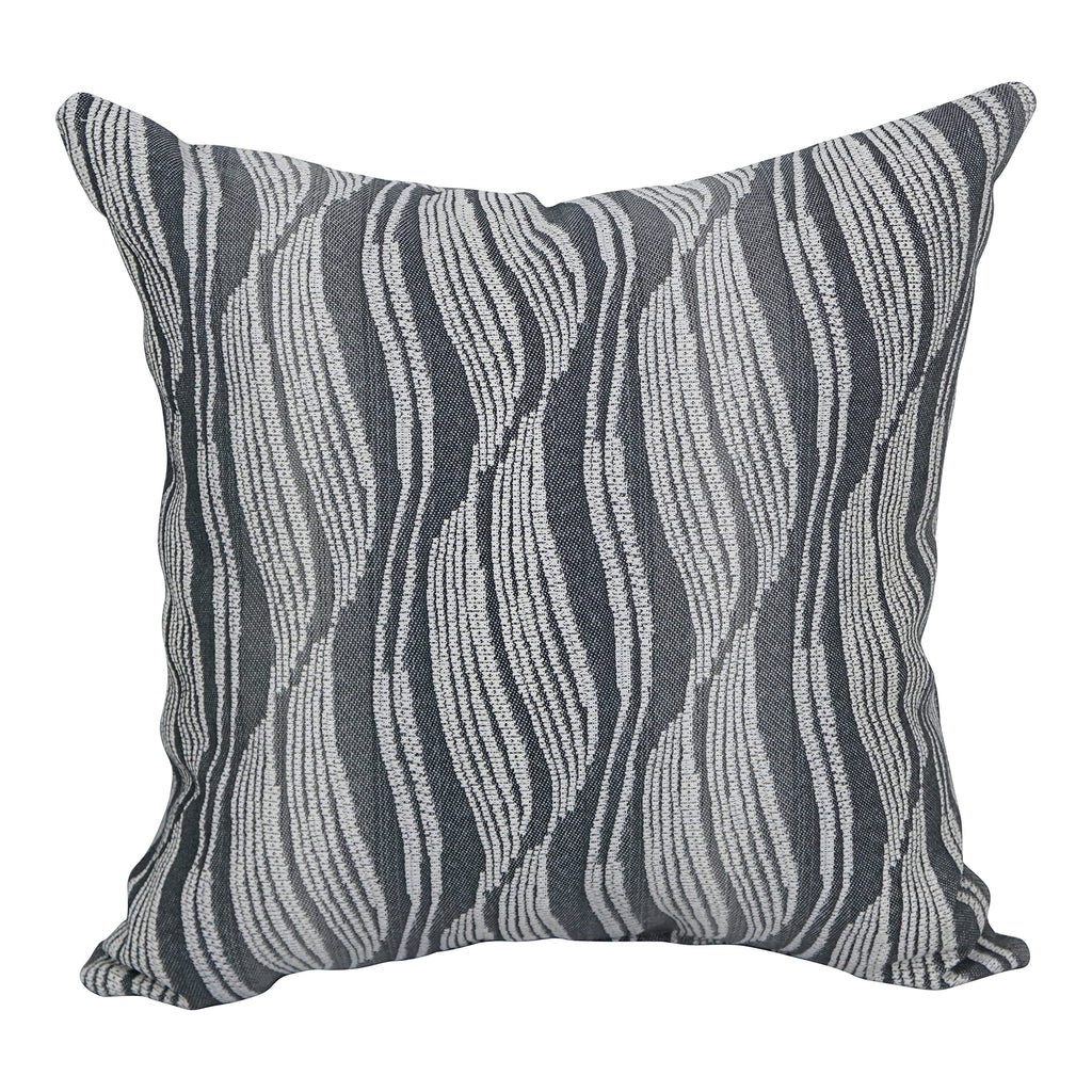 Blazing Needles Square Polyester Jacquard Throw Pillows, 17", Clove Minera 4 Count