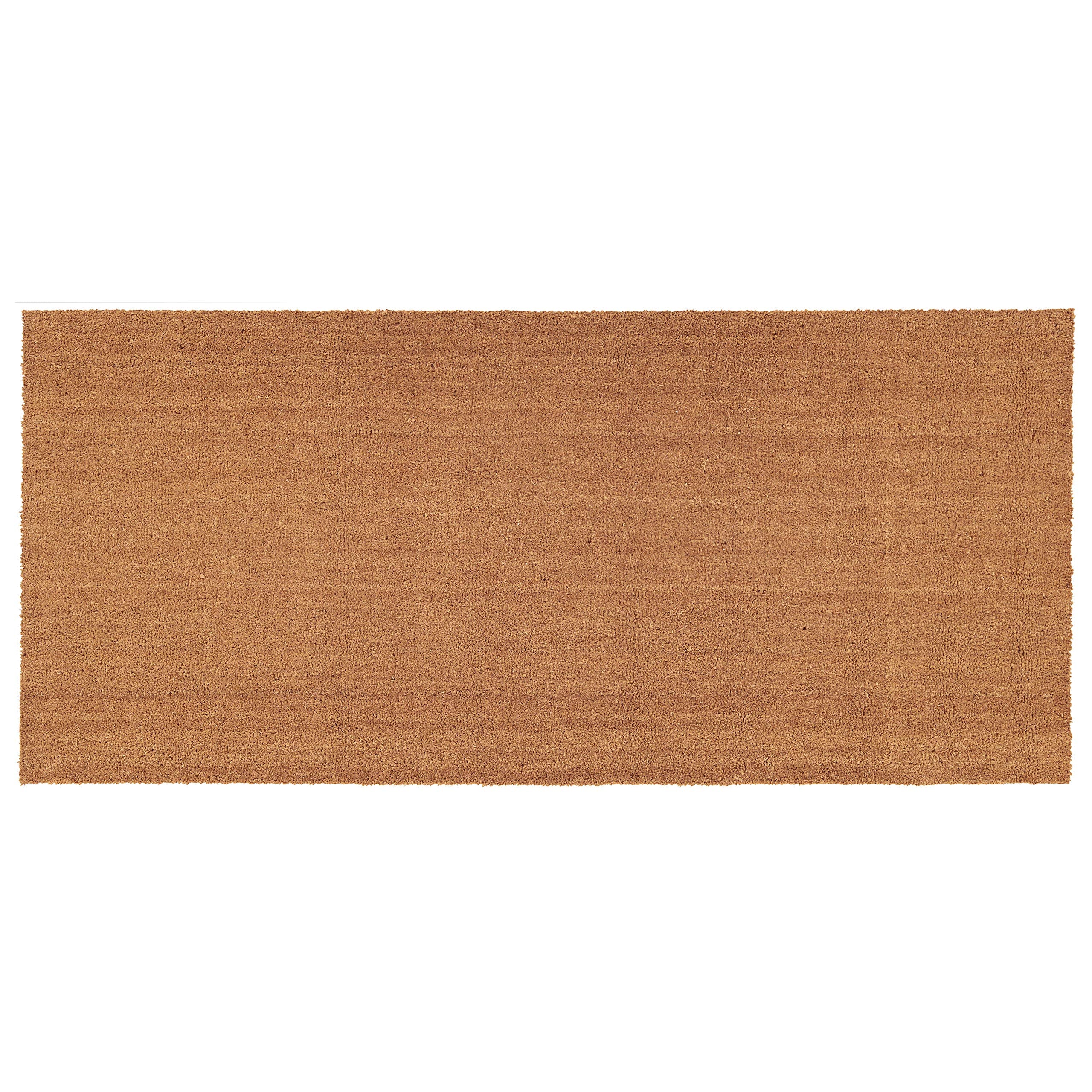 Calloway Mills 153552448 Natural Coir With Vinyl Backing Doormat, 24' X 48', Natural