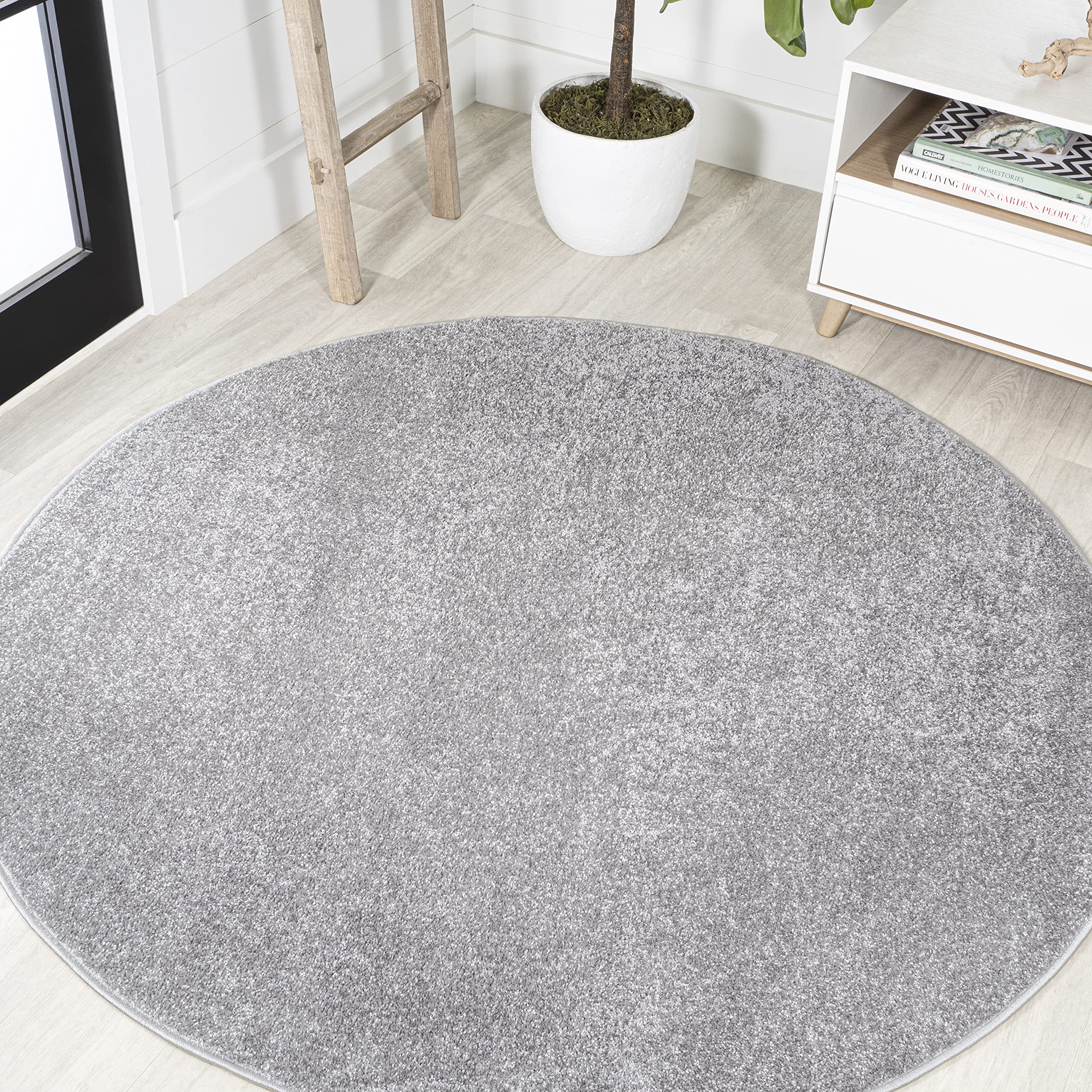 JONATHAN Y SEU100A-6R Haze Solid Low-Pile Indoor Area Rug, Coastal, Bohemian, Minimalist, Classic, Casual for Bedroom,Kitchen,Li