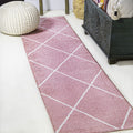 JONATHAN Y SEU102B-210 Cole Minimalist Diamond Trellis Indoor Area-Rug, Modern, Contemporary, Casual Easy-Cleaning,Bedroom,Kitch